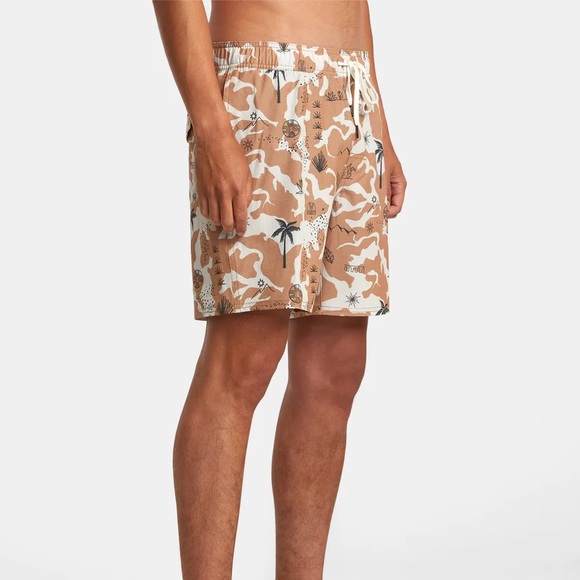 ❗️RVCA ATLAS ELASTIC WAIST BOARDSHORTS 17" - Picture 7 of 13